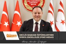 Öztürkler: “Hedefimiz, engelli yurttaşlarımızın toplumsal hayata tam ve etkin katılımını sağlamak olmalı”