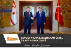 Cevdet Yılmaz, Başbakan Üstel ile bir araya geldi