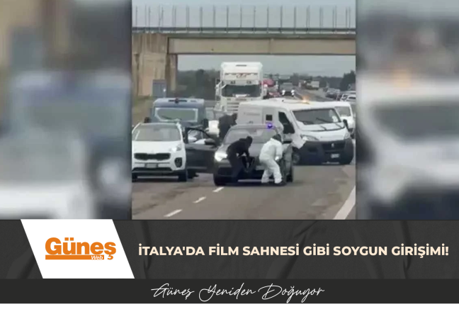 İtalya’da film sahnesi gibi soygun girişimi!