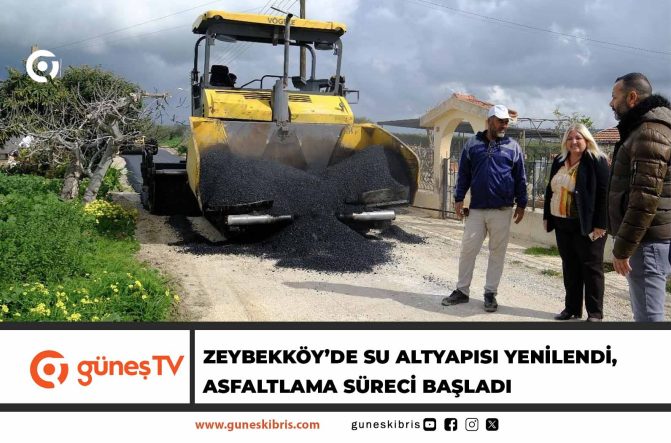 Zeybekköy’de su altyapısı yenilendi, asfaltlama süreci başladı