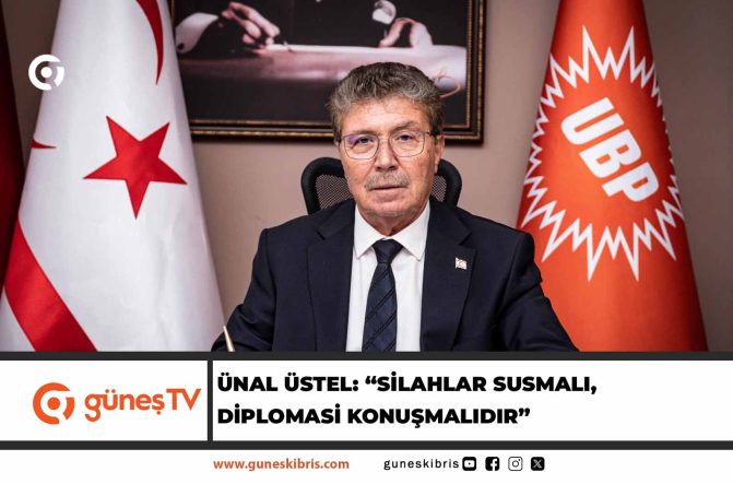 Ünal Üstel: “Silahlar susmalı, diplomasi konuşmalıdır”
