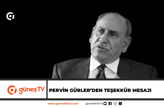PERVİN GÜRLER’DEN TEŞEKKÜR MESAJI