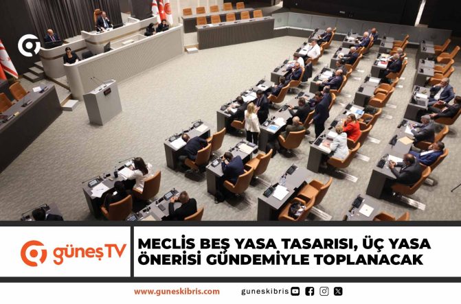Meclis beş yasa tasarısı, üç yasa önerisi gündemiyle toplanacak