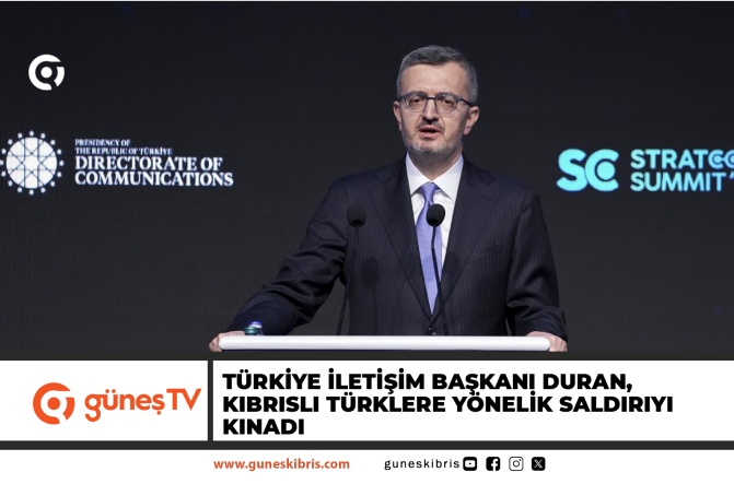 Türkiye İletişim Başkanı Duran, Kıbrıslı Türklere yönelik saldırıyı kınadı