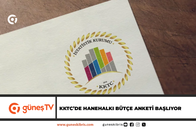 KKTC’de Hanehalkı Bütçe Anketi Başlıyor