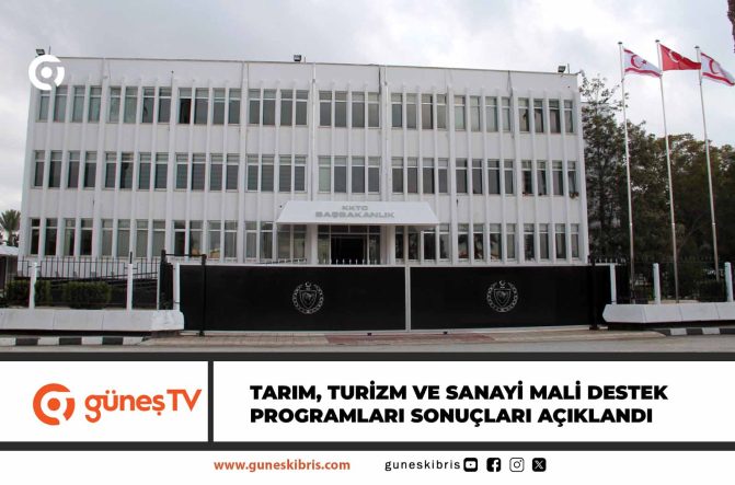 Türkiye Cumhuriyeti tarafından finanse edilen tarım, turizm ve sanayi mali destek programları sonuçları açıklandı
