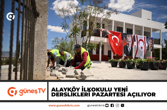 ALAYKÖY İLKOKULU YENİ DERSLİKLERİ PAZARTESİ AÇILIYOR