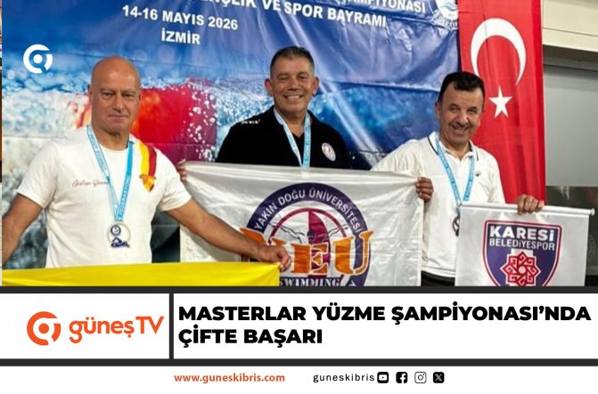 MASTERLAR YÜZME ŞAMPİYONASI’NDA ÇİFTE BAŞARI