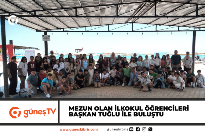 MEZUN OLAN İLKOKUL ÖĞRENCİLERİ BAŞKAN TUĞLU İLE BULUŞTU