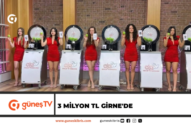 3 MİLYON TL GİRNE’DE