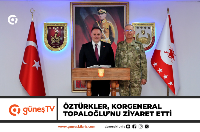 Öztürkler, Korgeneral Topaloğlu’nu ziyaret etti