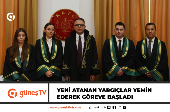 Yeni atanan yargıçlar yemin ederek göreve başladı