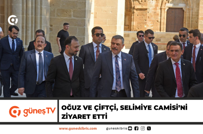 Oğuz ve Çiftçi, Selimiye Camisi’ni ziyaret etti