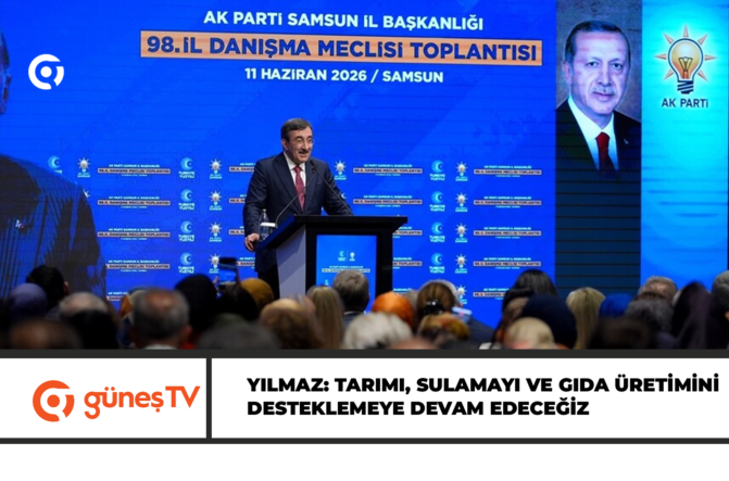 Cumhurbaşkanı Yardımcısı Yılmaz: Tarımı, sulamayı ve gıda üretimini desteklemeye devam edeceğiz