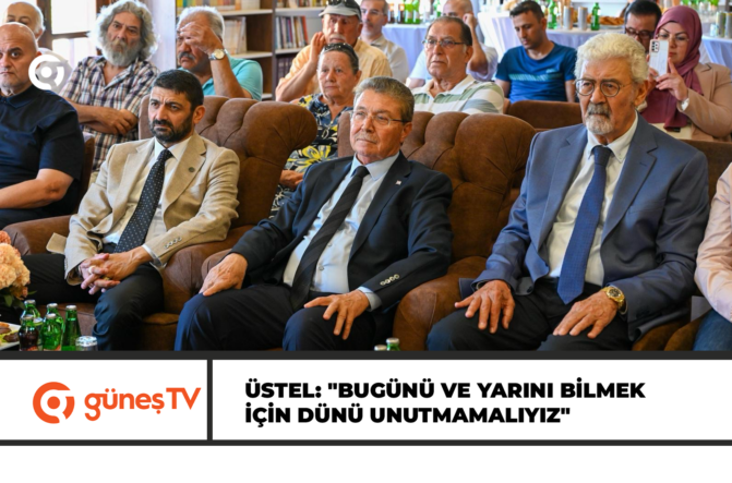 Üstel, Prof. Dr. Ata Atun’un “Kıbrıs Siyasetine Akademik Bakış” kitabının 18. cildinin tanıtımına katıldı