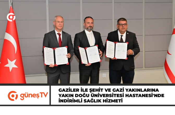 Gaziler ile şehit ve gazi yakınlarına Yakın Doğu Üniversitesi Hastanesi’nde indirimli sağlık hizmeti
