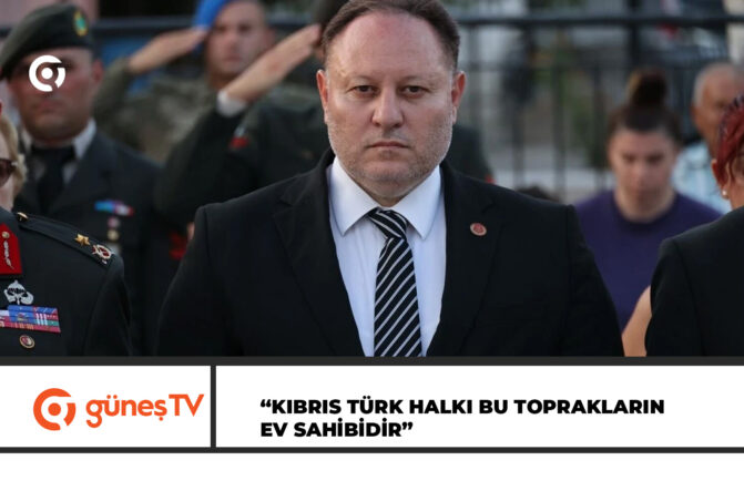 Öztürkler, Alaminyo Şehitleri Anma Töreni’nde konuşma yaptı