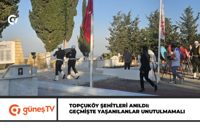 Milli Mücadele Yılları ve 1974 Barış Harekâtı sırasında şehit olan 9 Topçuköylü anıldı