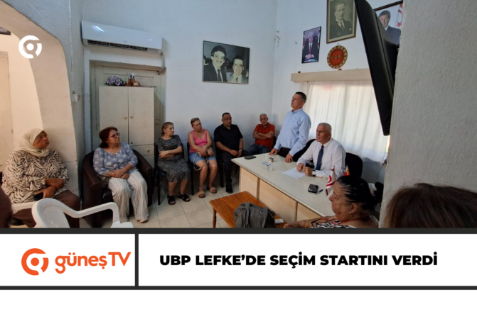 UBP Lefke’de seçim startını verdi