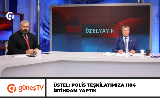 Üstel: Polis teşkilatımıza 1104 istihdam yaptık