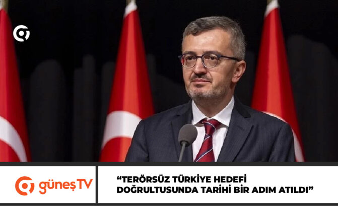 Burhanettin Duran: Türkiye’nin terör belasından tamamen kurtulması adına tarihi bir adım