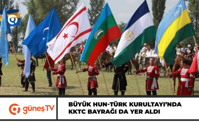 KKTC BAYRAĞI MACARİSTAN’DAKİ BÜYÜK HUN-TÜRK KURULTAYI’NDA YER ALDI