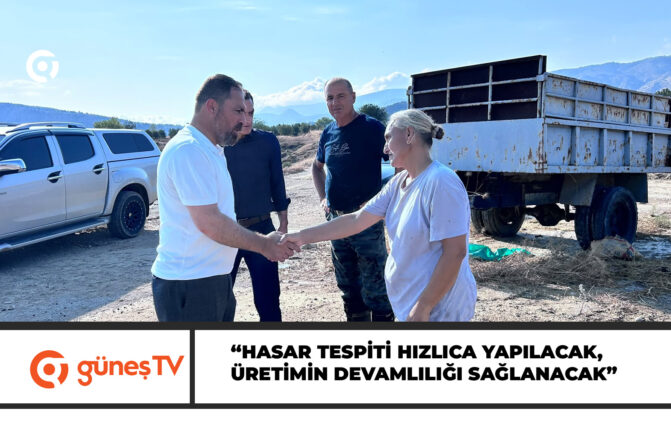 İlk belirlemelere göre 10 mandıra, 1 depo ve 2 sera zarar gördü