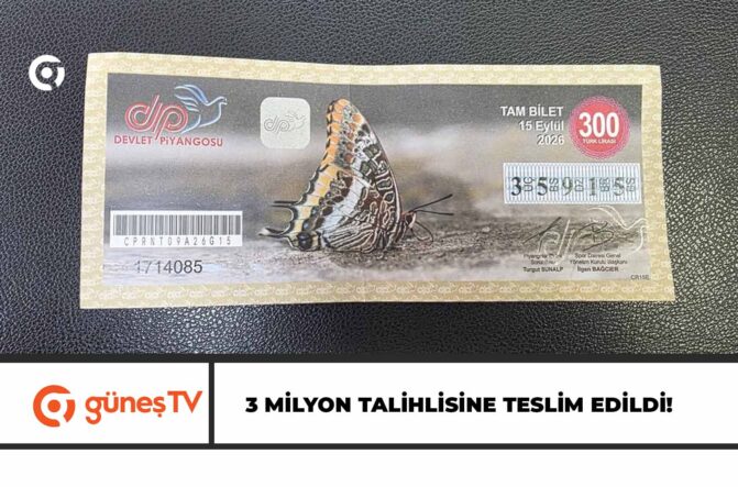3 MİLYON TALİHLİSİNE TESLİM EDİLDİ!