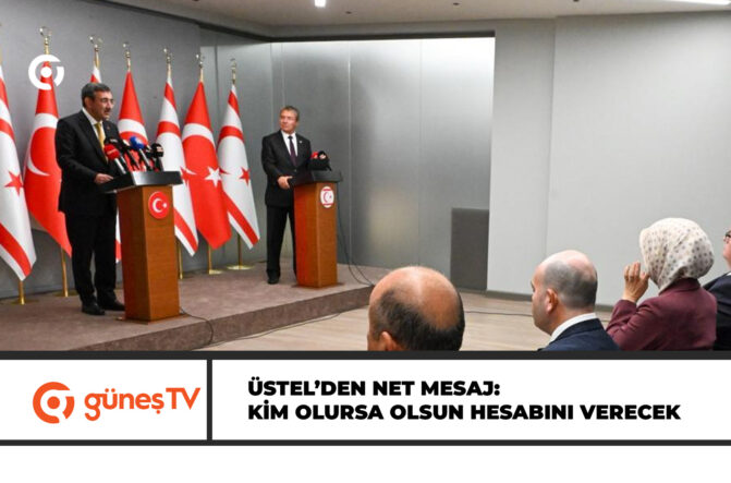 Üstel ile Yılmaz, ortak basın toplantısı düzenledi